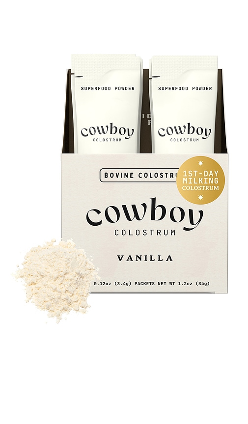Cowboy Colostrum Vanilla Stick Packs 10ct in Beauty: NA.