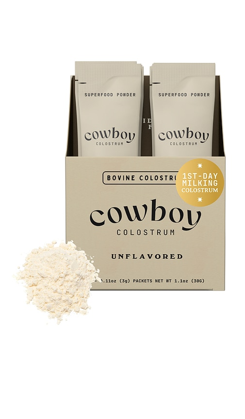 Cowboy Colostrum Unflavored Stick Packs 10ct in Beauty: NA.