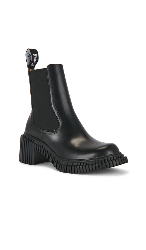 Camper 70mm Elastic-panel Boots In Animal Print