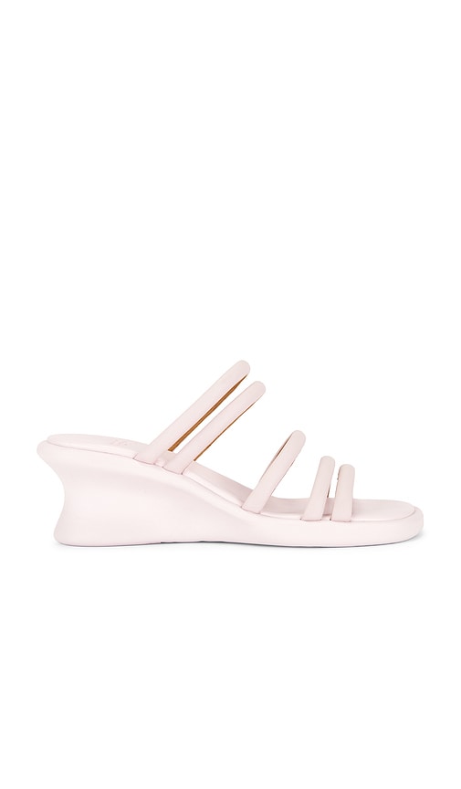 Camper Strappy Wedge Sandals In Pink