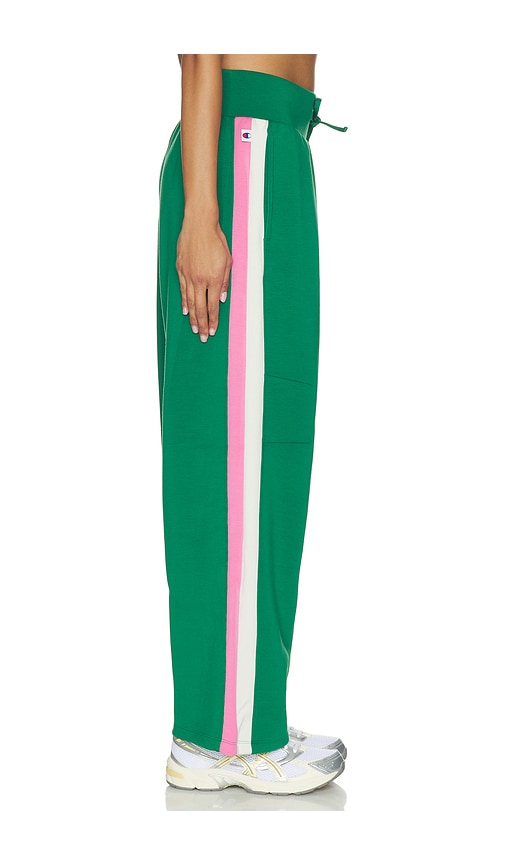  Champion Pantalón Chandal De Pierna Ancha Tennis Court En Color Verde Talla L  (también En M, S, Xl, Xs). 