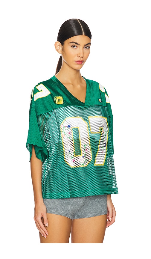 Shop Champion X Guizio Cut-off Football Jersey In Nautical Green