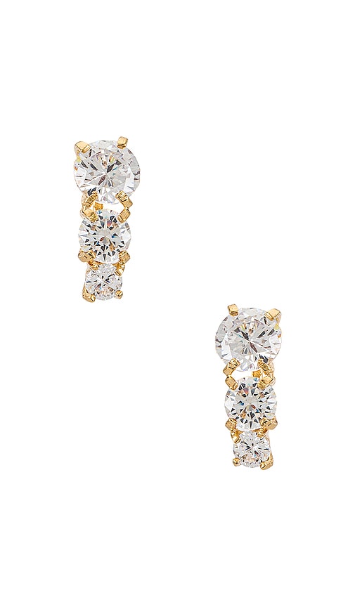 Cloverpost Jasmine Earrings in Yellow Gold