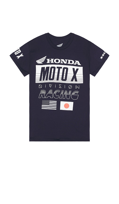 Cptn Apparel Motor X Tee In Navy