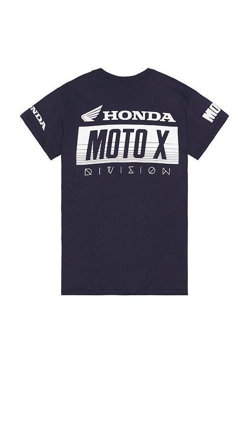 Cptn Apparel Motor X Tee In Navy