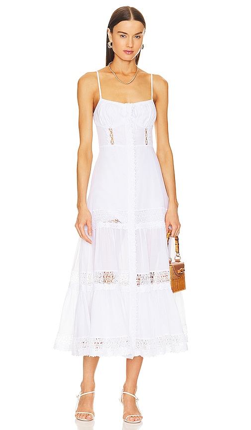 Charo Ruiz Ibiza Marisa Long Dress in White