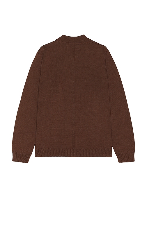 Shop Corridor Button Down Sweater In 브라운