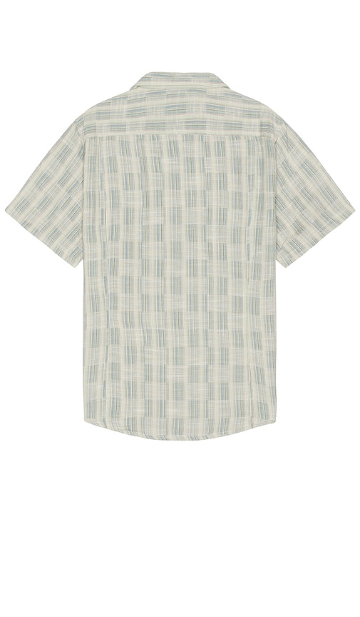 Shop Corridor Check Jacquard Short Sleeve Shirt In 蓝色