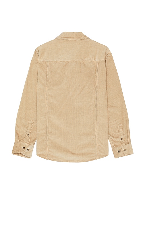 Shop Corridor Corduroy Long Sleeve Shirt In Camel