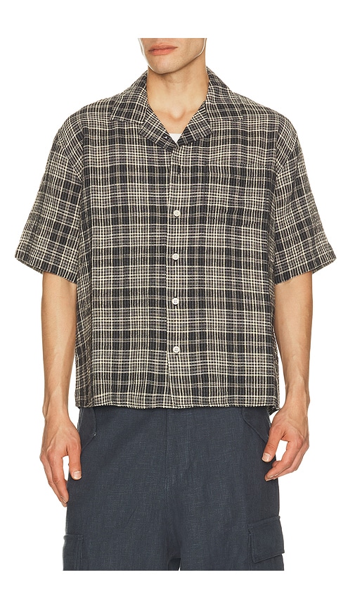 Corridor Plaid Seersucker Short Sleeve Shirt