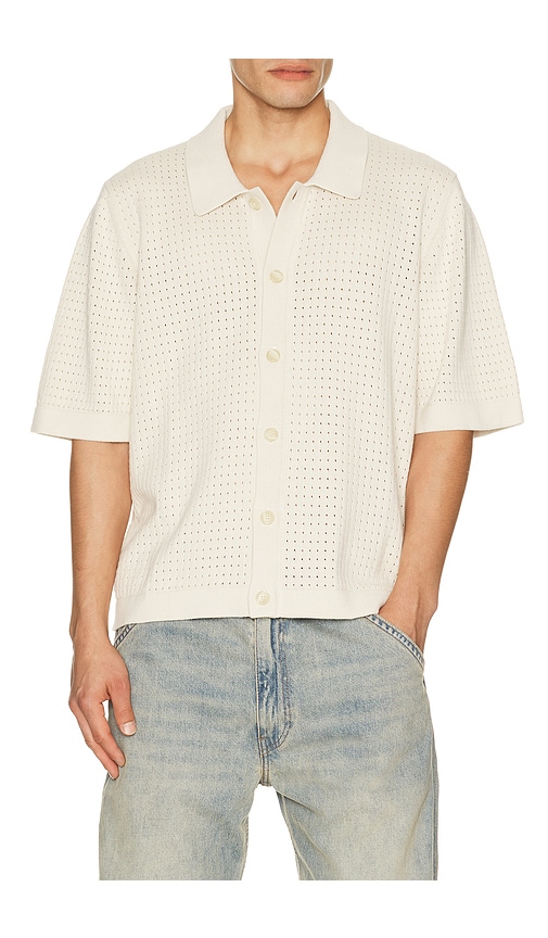 Corridor Pointelle Knit Shirt | Thumbnail 5 Corridor Pointelle Knit Shirt | Thumbnail 5