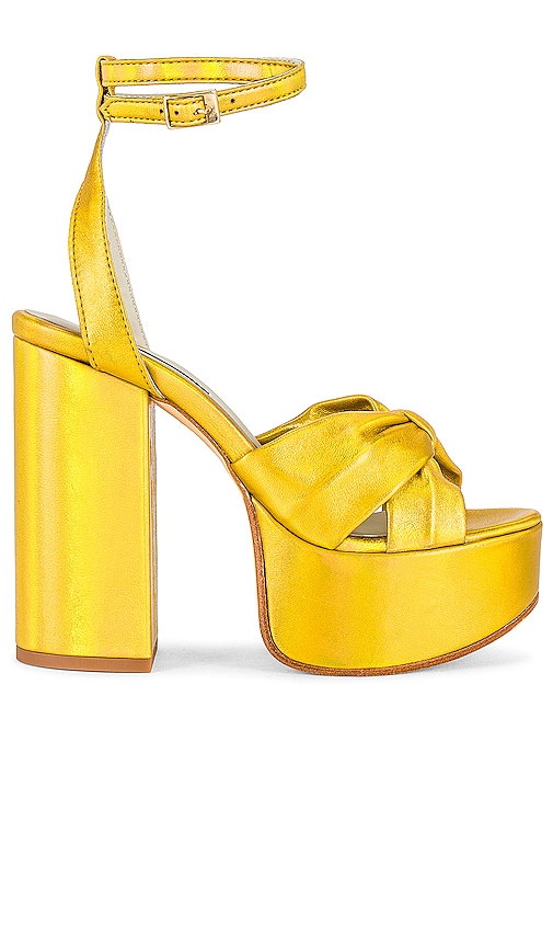 Chelsea Paris Zasa Platform Sandal in Metallic Gold