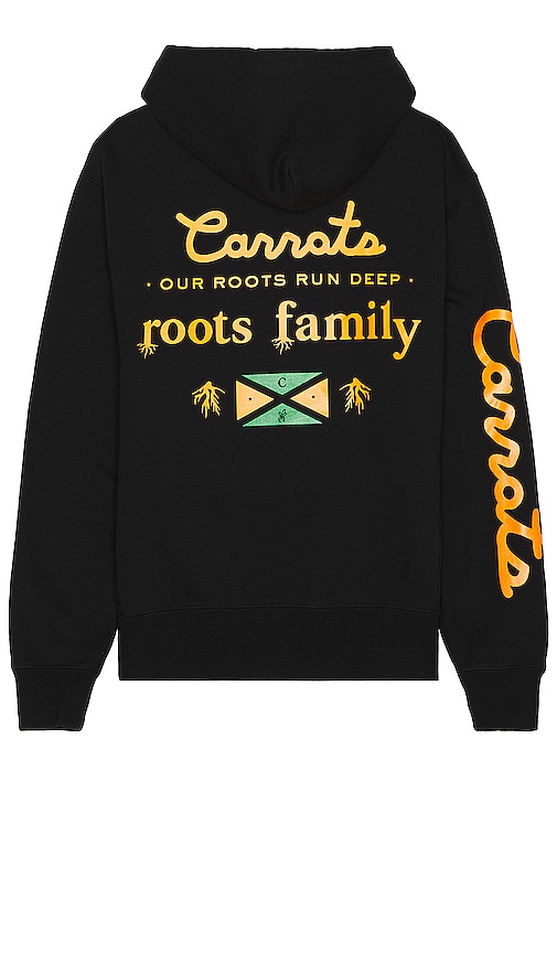 Carrots Roots Family Hoodie in Black REVOLVE