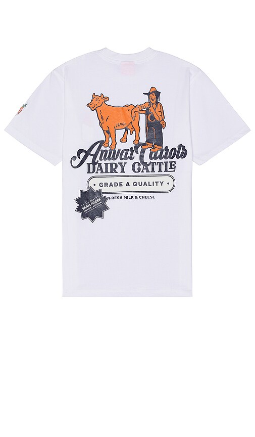 Carrots Dairy Tee in White