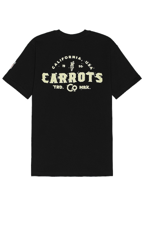 Carrots Trademark T-shirt In Black