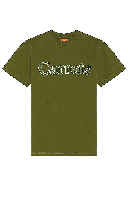 Carrots Wordmark T-shirt In Olive