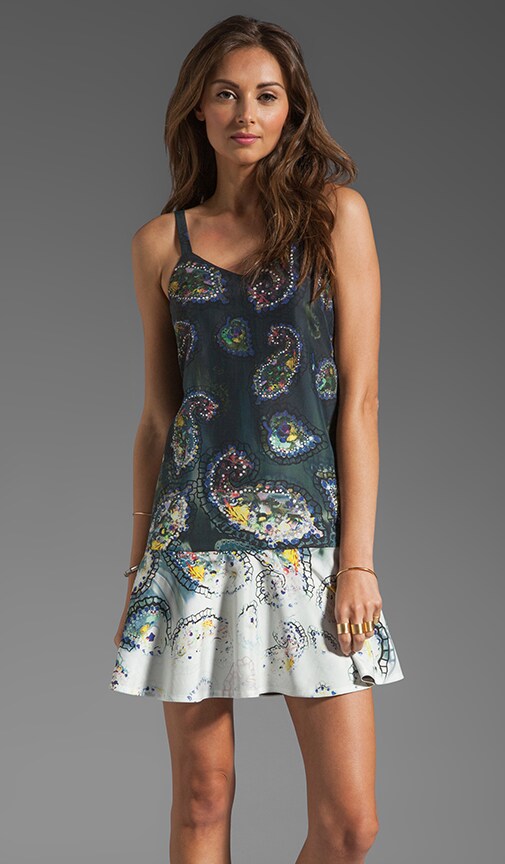 Bleached Paisley Dress