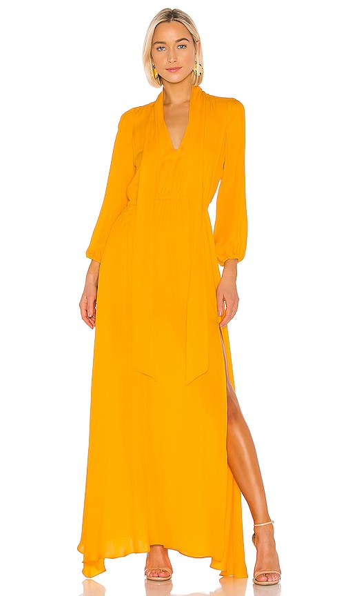 cynthia rowley yellow dress