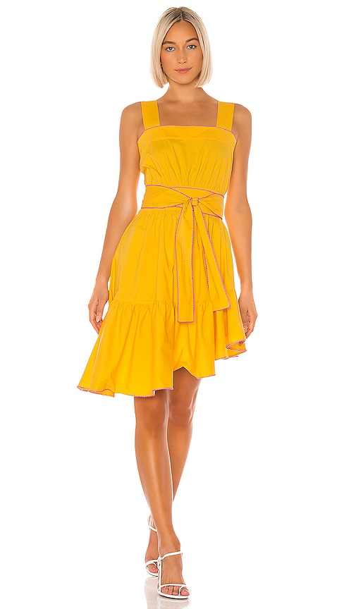 cynthia rowley yellow dress