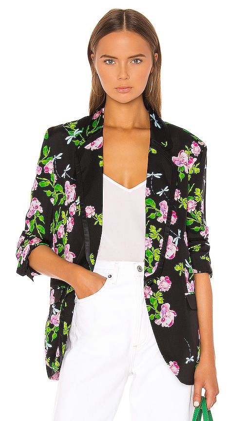 Cynthia rowley 2025 floral blazer