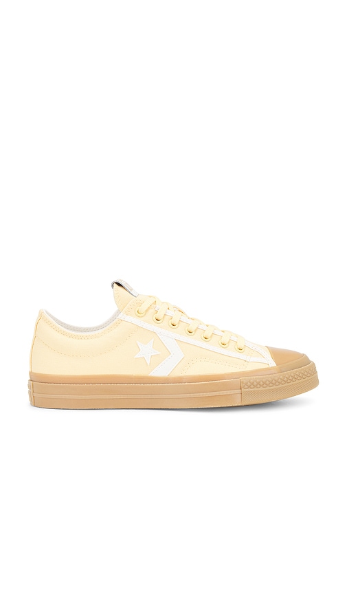 Converse Star Player 76 in Afternoon Sun Vintage White Light Gold REVOLVE