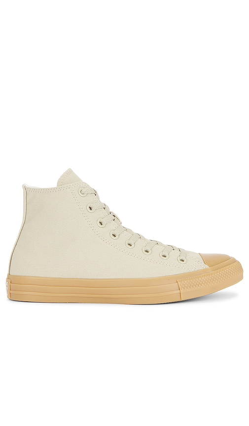 Converse Chuck Taylor All Star in Beach Stone Vintage White Light Gum REVOLVE