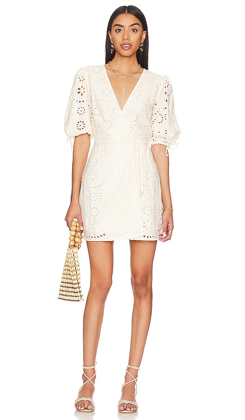Chaser Cassia Mini Dress In Ivory