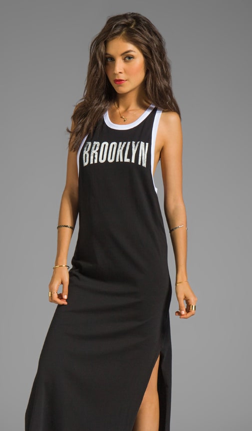 graphic tank dress