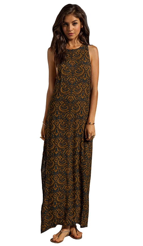Brocade Maxi Dress