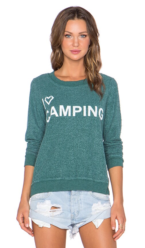 Chaser I Heart Camping Pullover In Camp Revolve