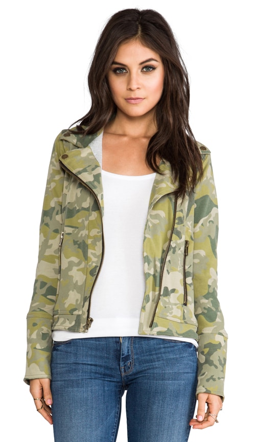 EXCLUSIVE Chaser Fleece Moto Jacket