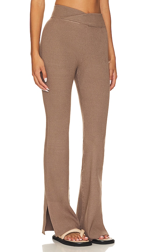 Shop Chaser Party Flare Pant In Taupe
