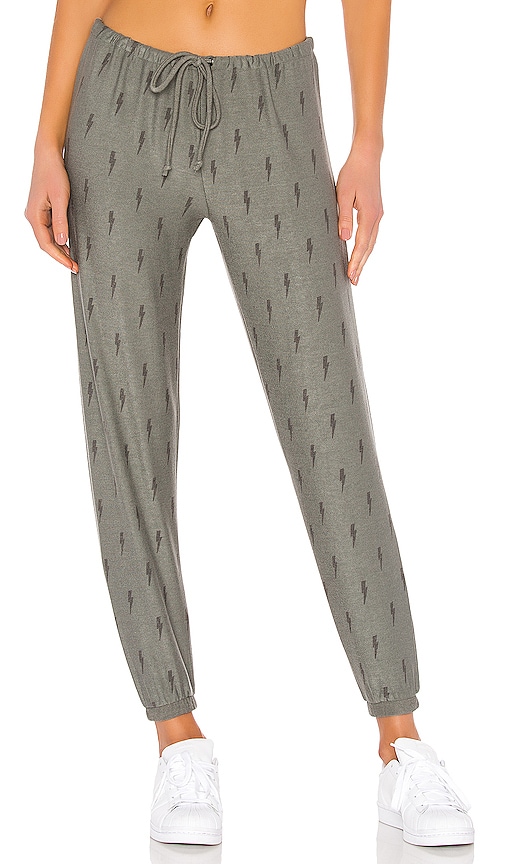 X REVOLVE Black Bolts Sweatpant