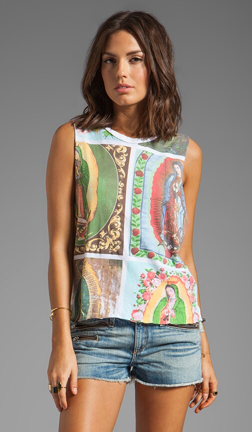 Like A Virgin Graphic Cotton Muscle Crop Top