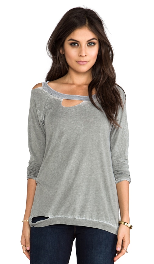 Long Sleeve Deconstructed Tee
