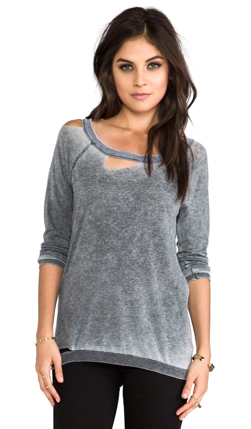 Long Sleeve Deconstructed Tee