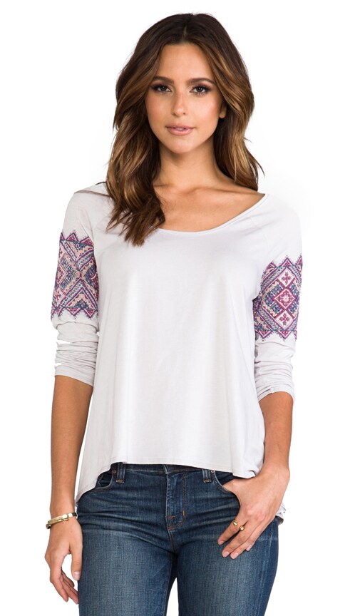 Flounce Long Sleeve Raglan