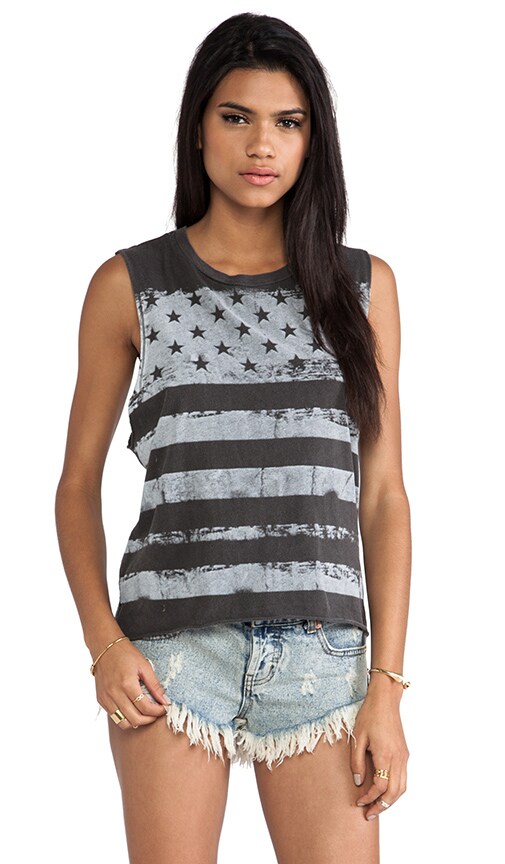 Vintage Flag Tank