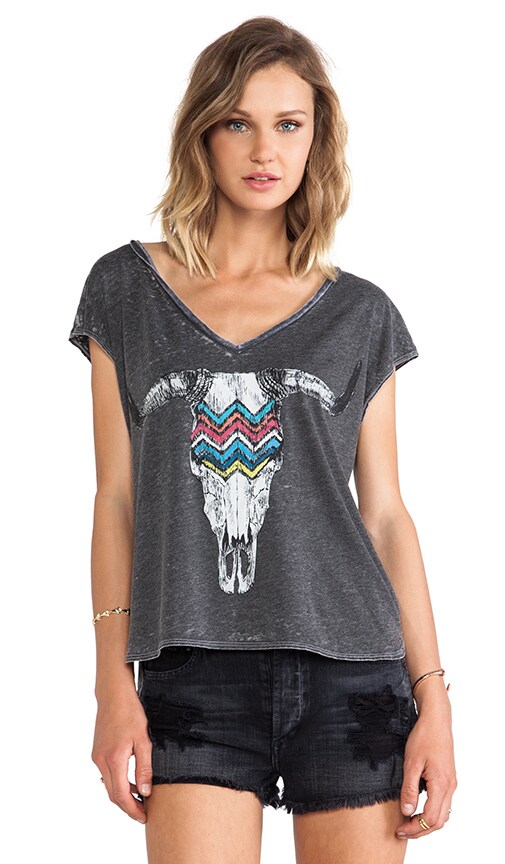 Chevron Skulls Tee