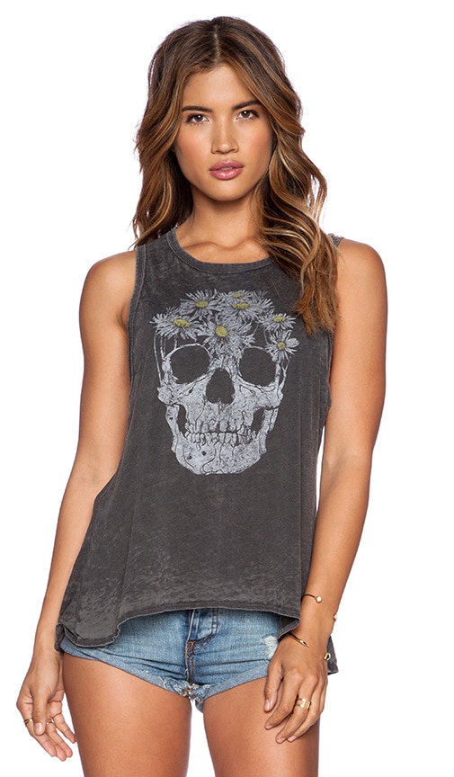 Skull Daisies Tank Top