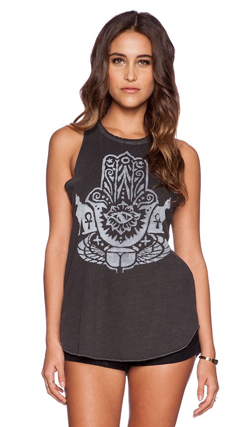 Hamsa Cat Muscle Tank