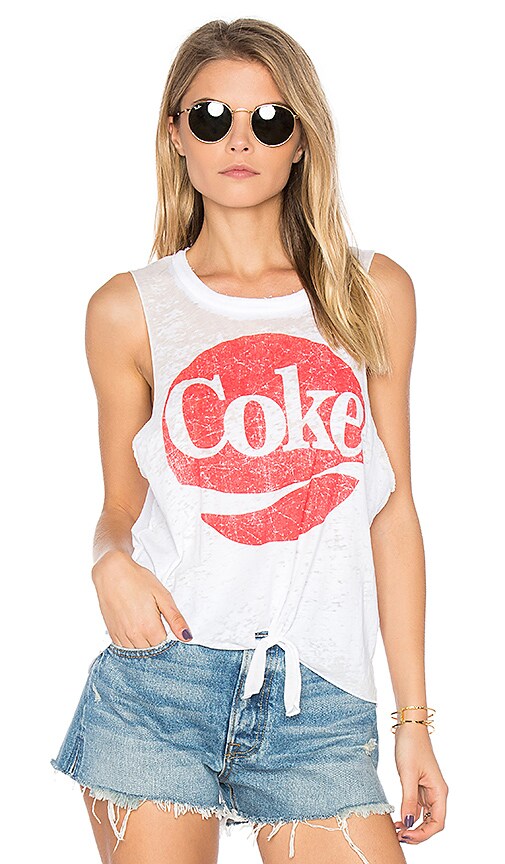 МАЙКА С ЗАВЯЗКОЙ СПЕРЕДИ COKE
