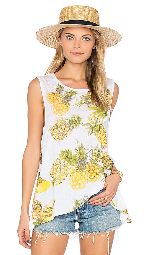 Pineapples Flounce Tank