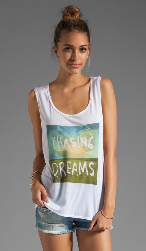 Chasing Dreams Hi Lo Muscle Tee