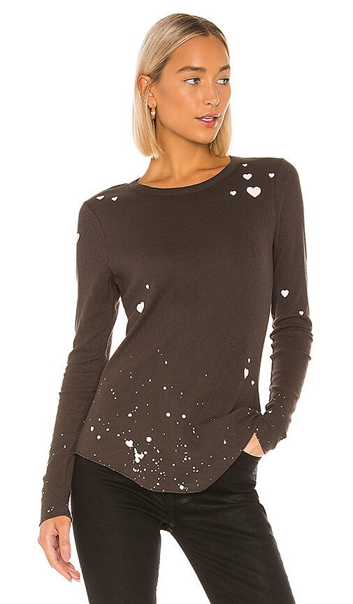 Pretty Little Hearts Thermal Tee