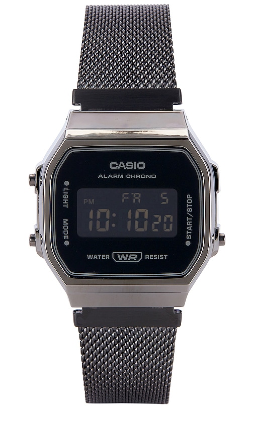 Casio A168 Series Watch In Black