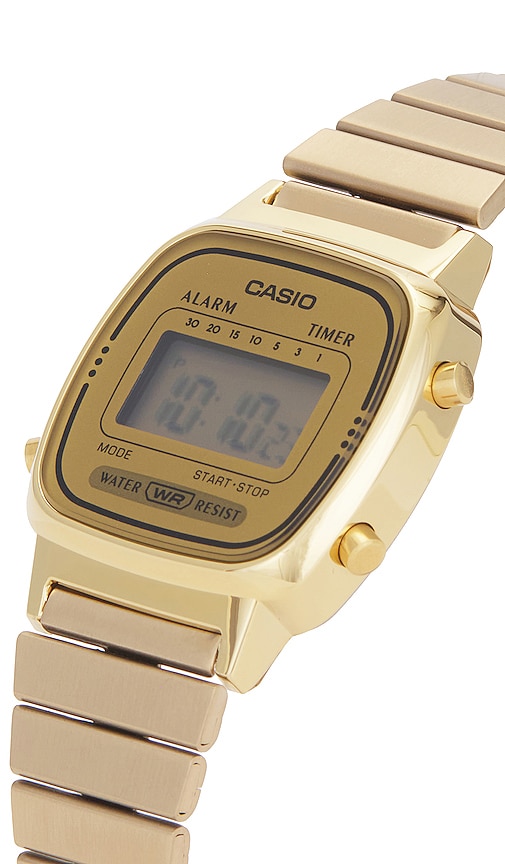  Casio Uhr In Metallic Gold. 