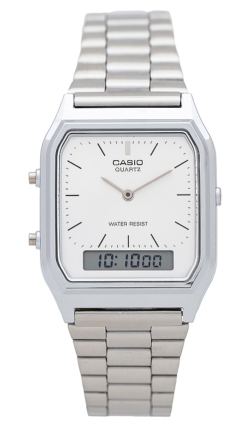 Casio AQ230 Series Watch in Metal Silver