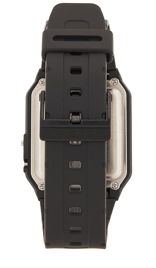 Shop Casio Vintage Ca53 Watch In Black