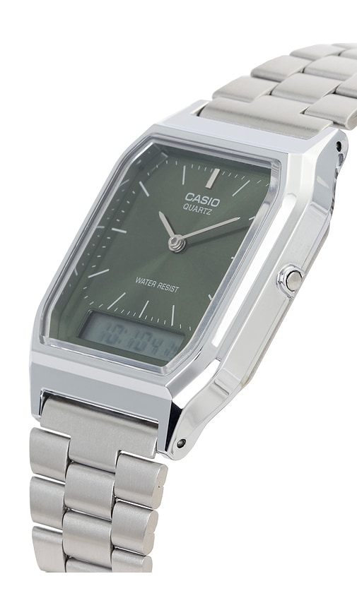  Casio Uhr Aq230 In Metallic Silver. 